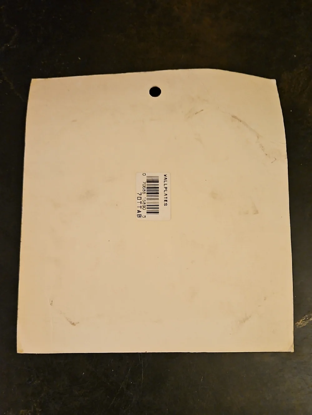 Vintage Cast Metal Double Toggle Wall Plate By American Tack &Hardware